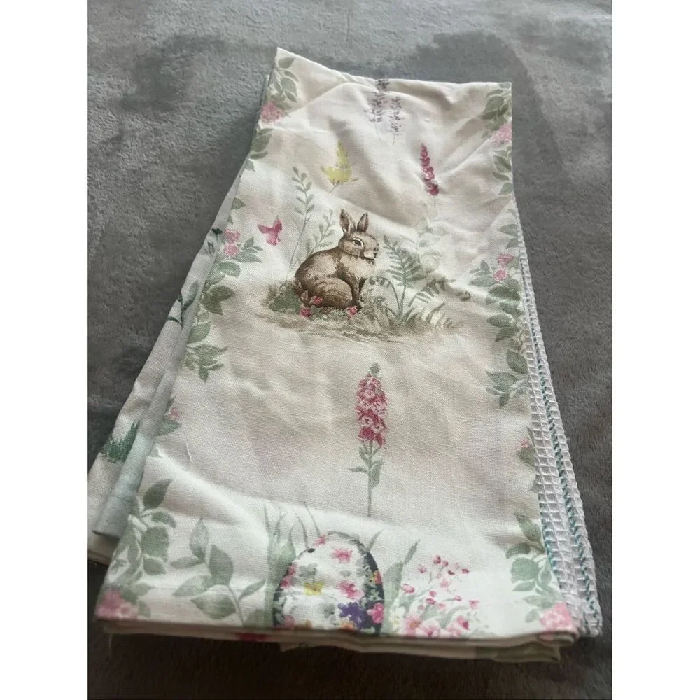 Nicole Miller Easter Kitchen Towel Set Of 3 NEW